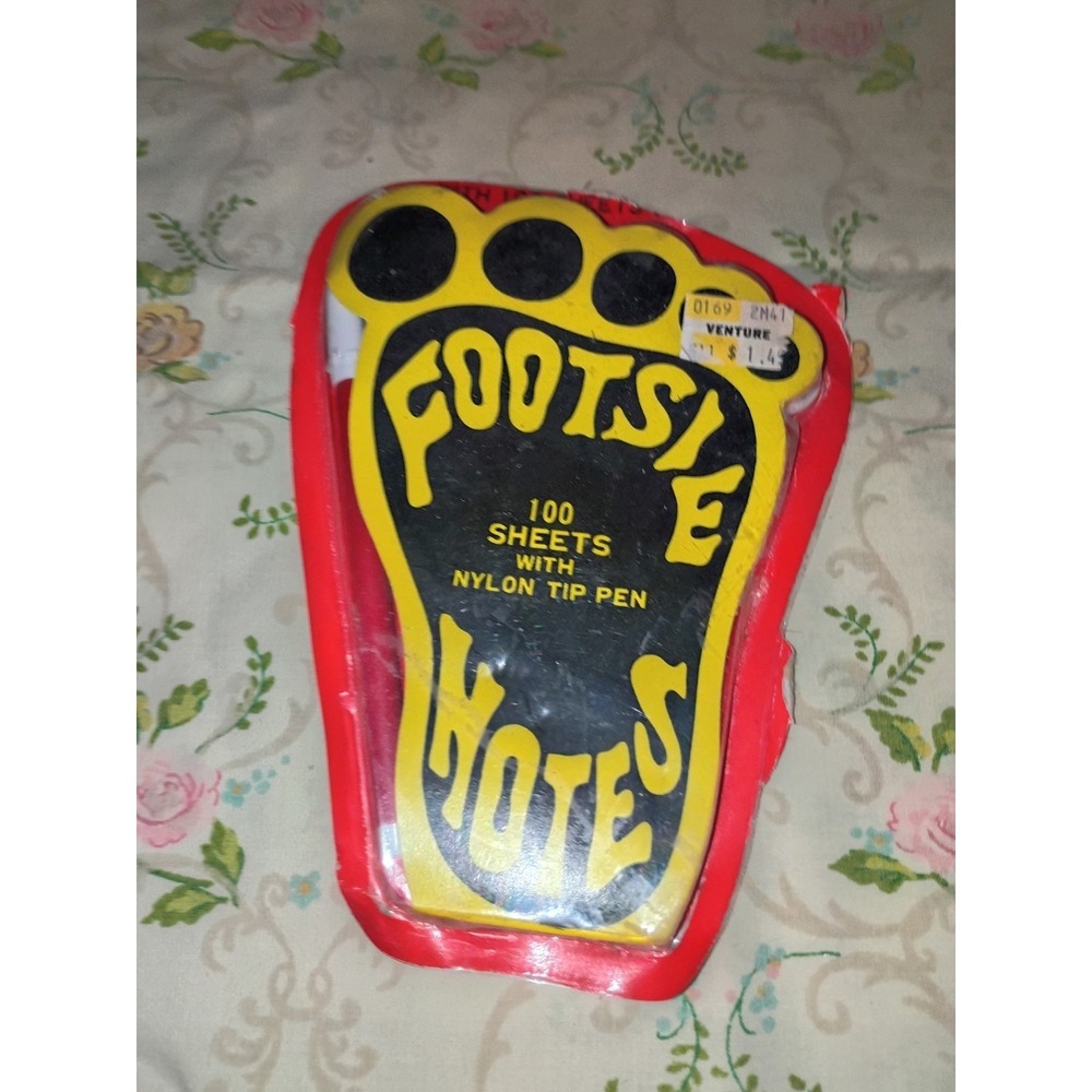Vintage Footsie Notes 100 Sheets Nosβ 1960-70